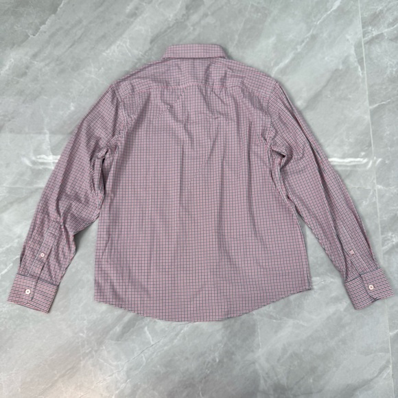 Men’s UNTUCKit Gallo Plaid Long Sleeve Button Down Shirt With Pocket Large - Picture 11 of 16